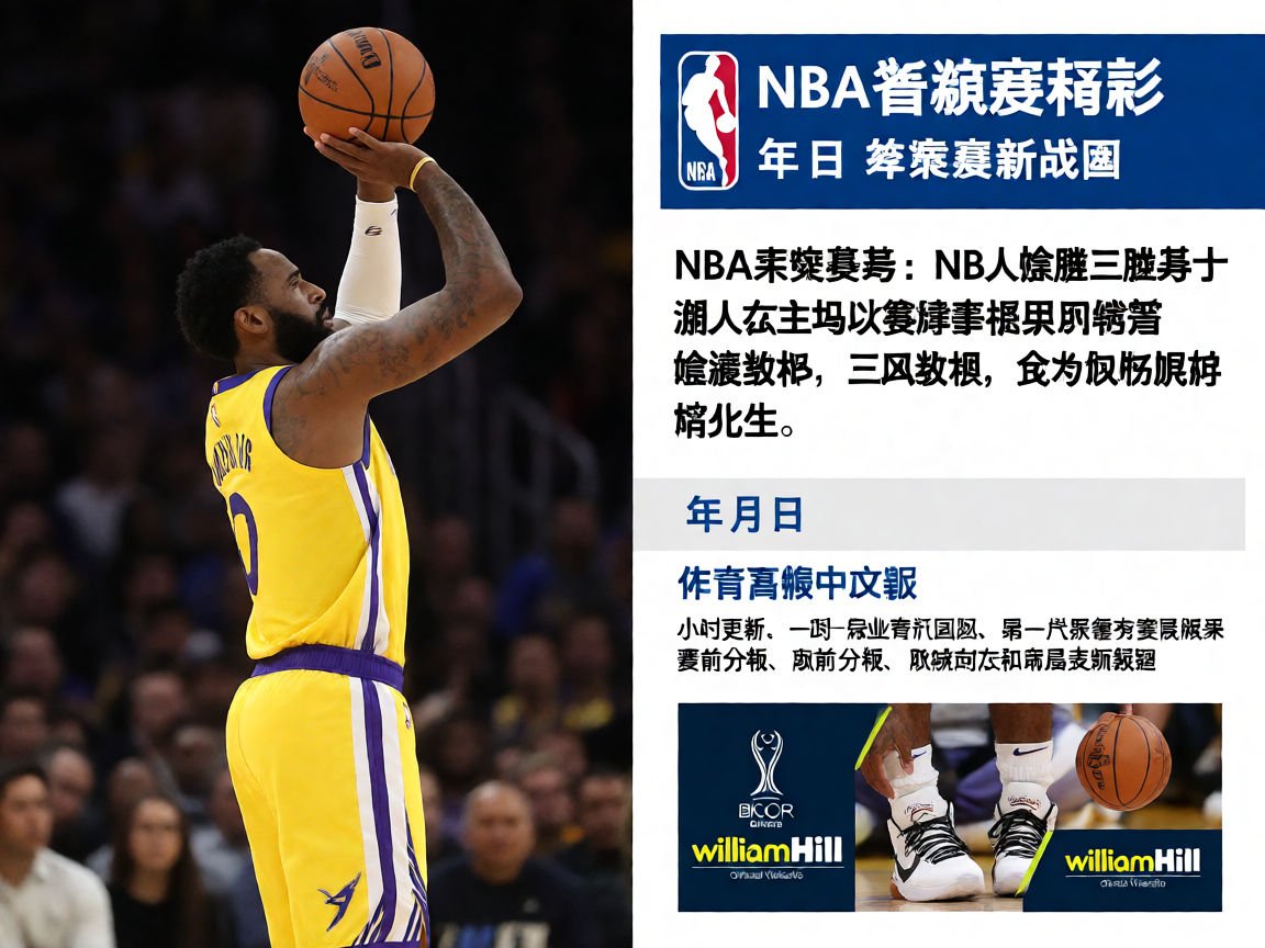 NBA常规赛精彩画面，篮球赛事体育新闻配图