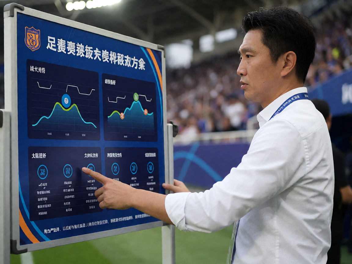 足球赛事数据分析解决方案，展示战术板和比赛数据可视化